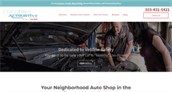 Desktop Screenshot of colchinautomotive.com